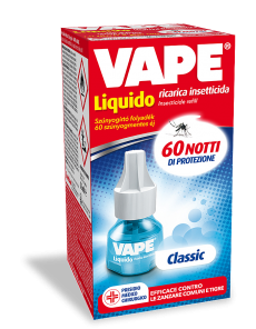 Vape Ricarica Liquida Classic 60 Notti Insetticida 1 Pezzo