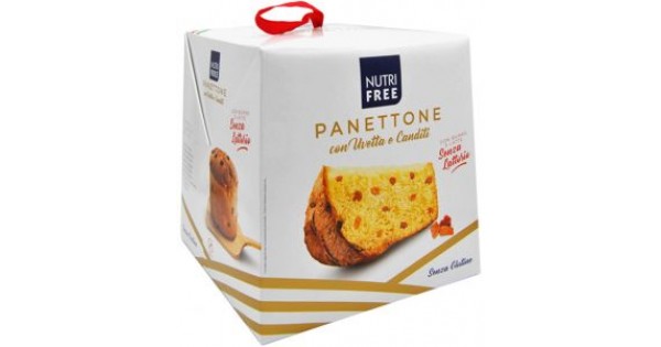 Nutri Free Panettone Con Uvetta E Canditi Senza Glutine
