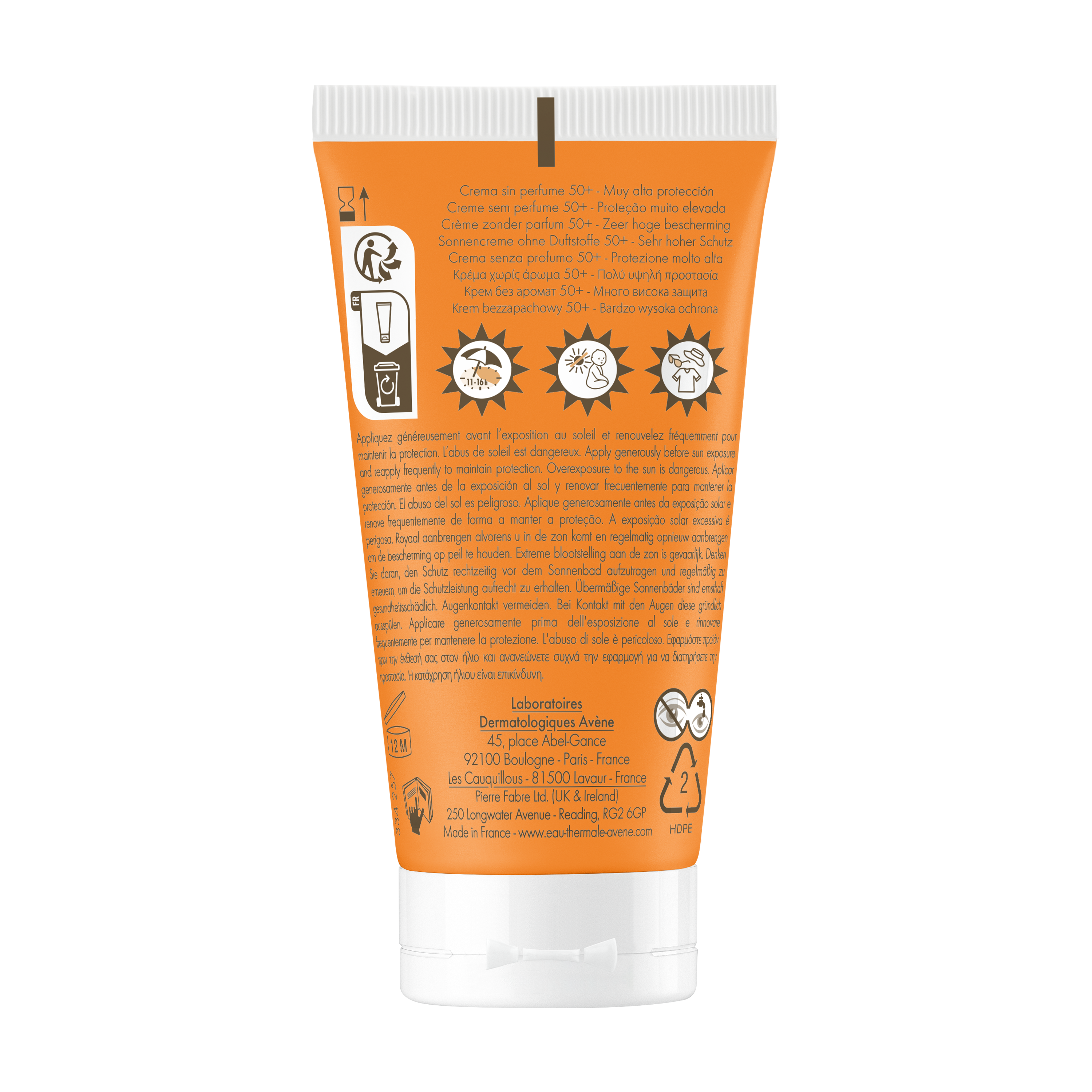 Avène Crema Solare Viso SPF 50+ 50ml