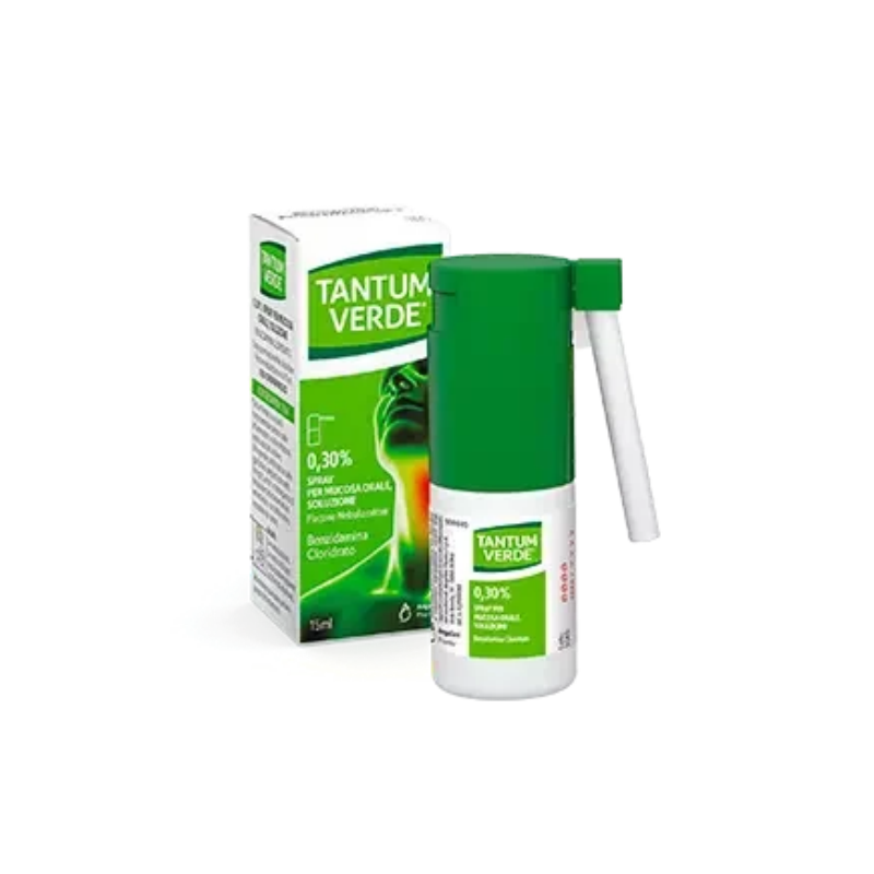 Tantum Verde 0,30% - Soluzione Nebulizzante Per Mal Di Gola Spray 15 ml