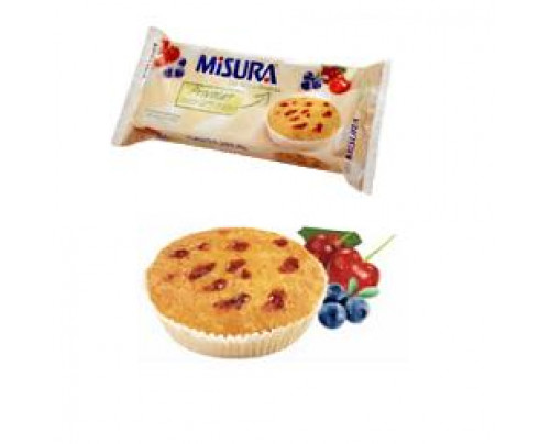 Misura Privolat Tortine Ciliegia e Mirtillo 6 Pezzi