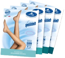 Sauber Linea Classica Collant in Maglia Liscia 100 Den Colore Glacé Taglia 3