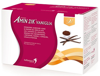 Amin 21K Integratore Proteico Gusto Vaniglia 21 Bustine