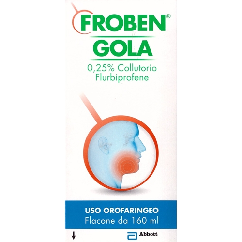 Froben Gola Colluttorio - 0.25% Flurbiprofene - 160 ml 