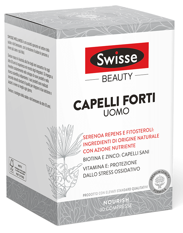 Swisse BEAUTY  CAPELLI FORTI  UOMO 30 compresse