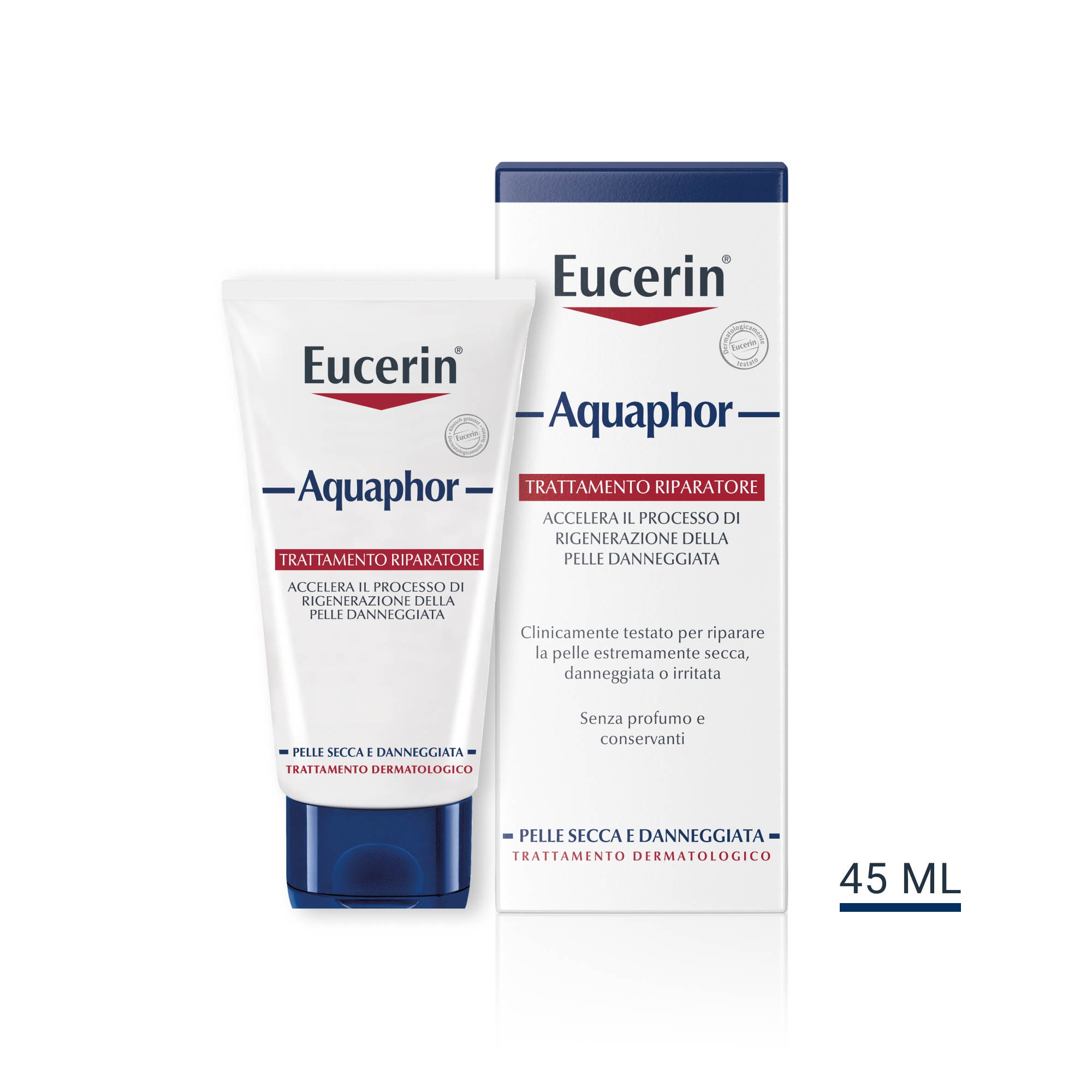 Eucerin Aquaphor Trattamento Ristrutturante Pelli Danneggiate 40 ml