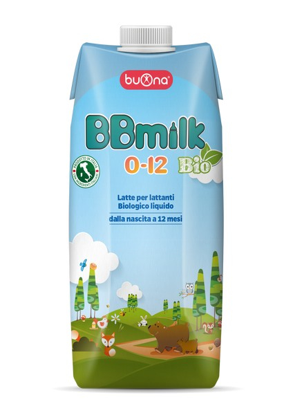 Bbmilk 0-12 Latte Biologico Liquido Per Bambini 500 ml