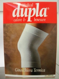 Dupla Ginocchiera Termica Bianca Taglia M