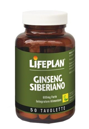 Lifeplan Ginseng Siberiano Senza Glutine Stimola Le Normali Difese Dell'Organismo 50 Tavolette