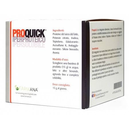 PROQUICK POLVERE INTEGRATORE ALIMENTARE 315G
