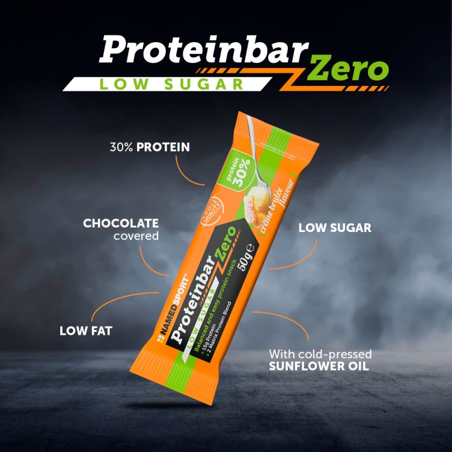 Named Sport Proteinbar Zero - Barretta Proteica Gusto Crème Brulèe 50 g