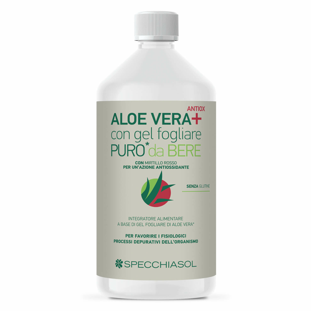 Specchiasol Succo Aloevera+ Mirtillo Rosso Integratore Depurativo 1L
