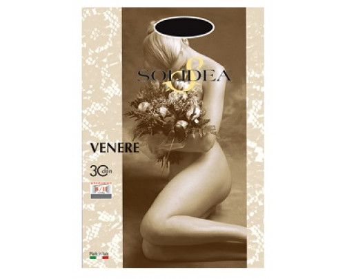 Solidea Venere 30 DEN Collant Compressivo Colore Blu Scuro Taglia 3
