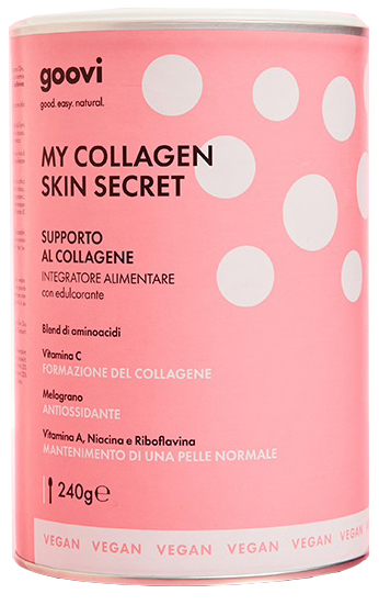GOOVI MY COLLAGENE SKIN SECRET Supporto al collagene integratore alimentare - 240g