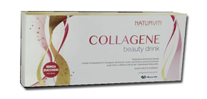 Naturviti Collagene Integratore per la Pelle Antiage 10 Flaconcini