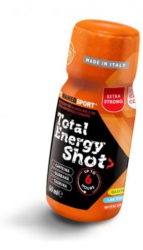 Named Sport Total Energy Shot Integratore Energetico per Sportivi Gusto Arancia 60 ml 