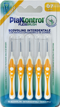 PlakKontrol Flexi Brush Scovolino Interdentale Flessibile 0,7 mm