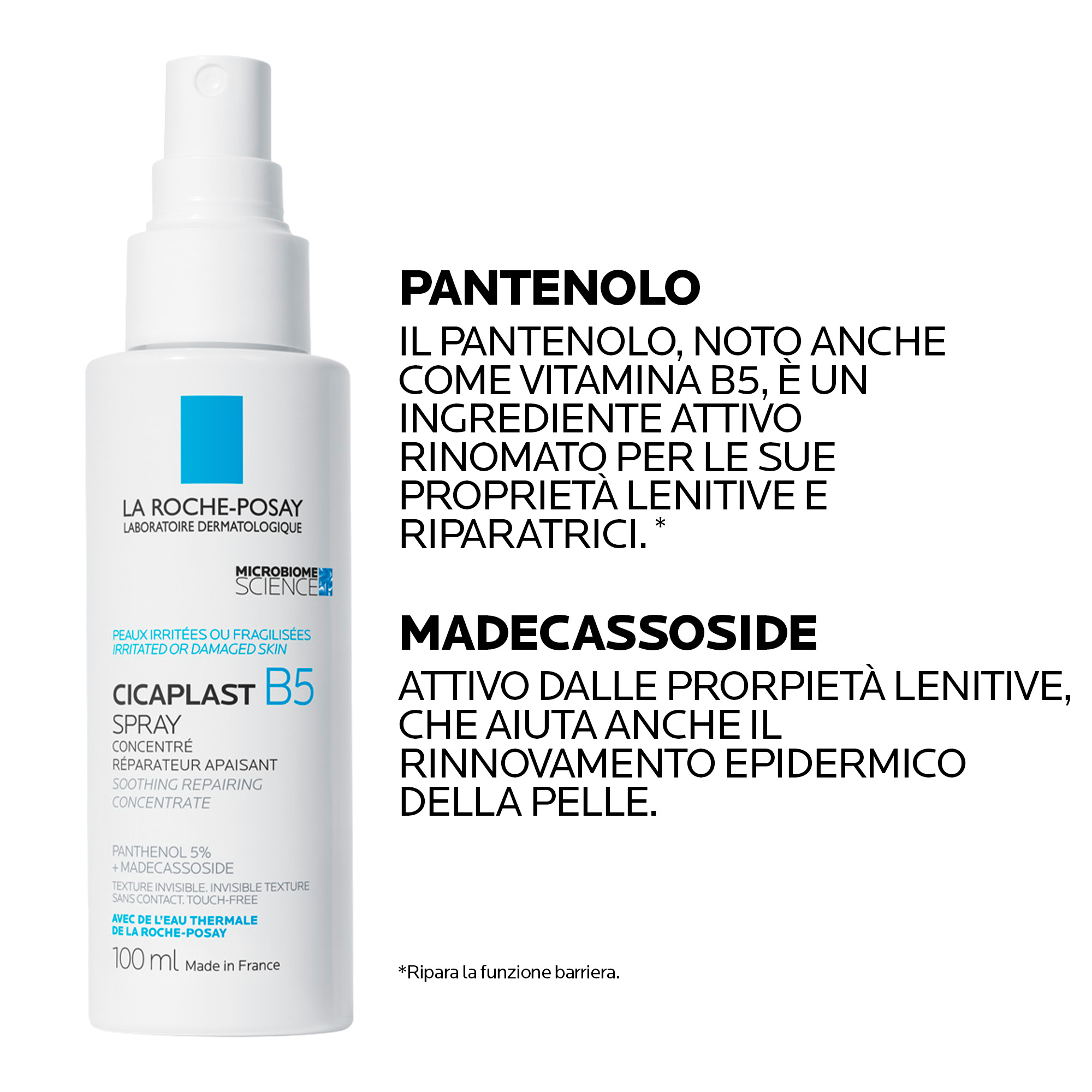 La Roche-Posay Cicaplast - B5 Spray Riparatore Lenitivo Per Pelle Sensibile 100 ml