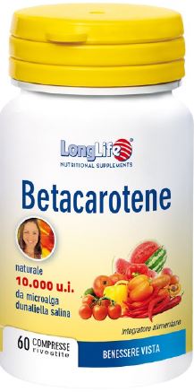 LongLlife Betacarotene Integratore Abbronzatura 60 Compresse