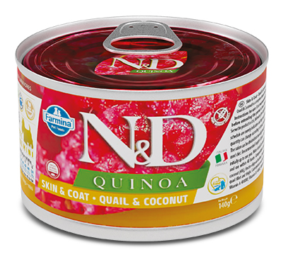 N&D DOG QUINOA S&C QUA&COC140G
