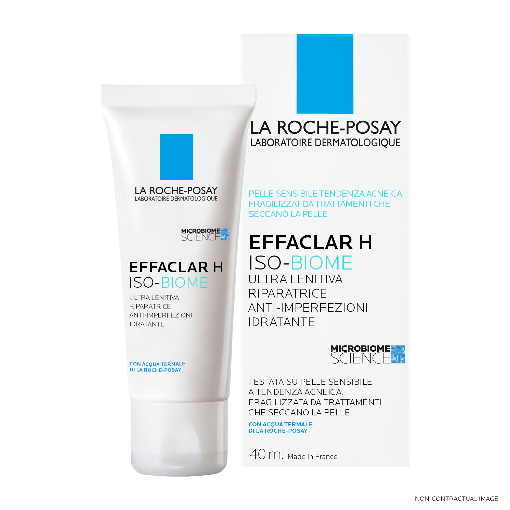 La Roche-Posay Effaclar Crema viso Effaclar H Iso-biome per pelle mista, grassa o a tendenza acneica 40 ml