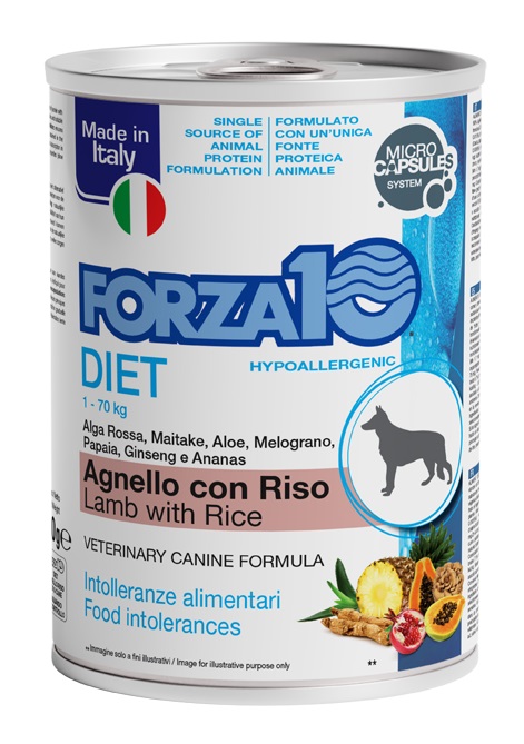 FORZA10 DIET AGNEL RISO UM CA