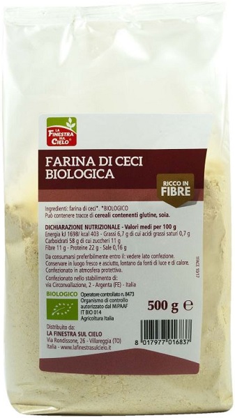 FINESTRA SUL CIELO Farina Ceci Bio 500g