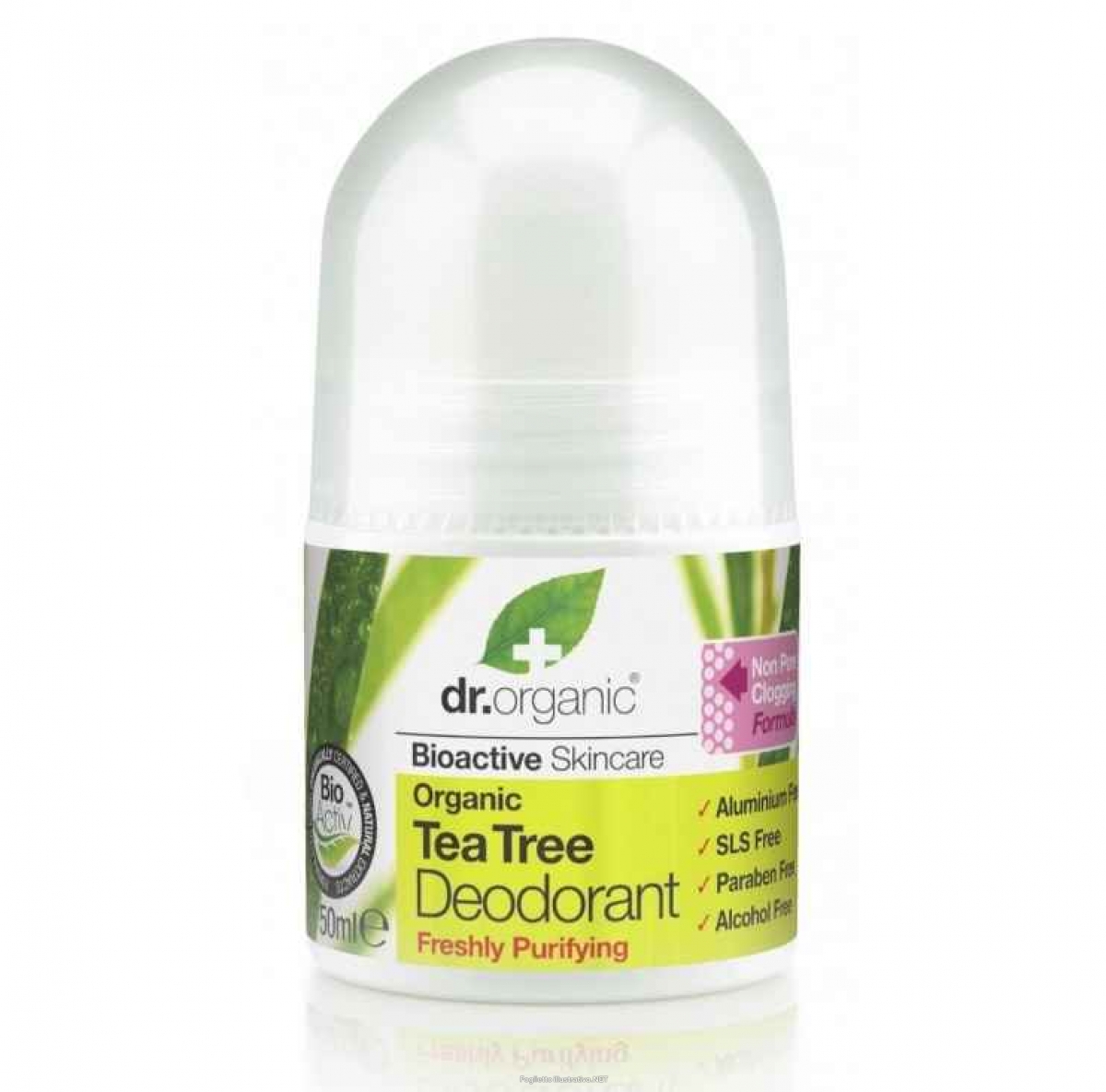 Dr. Organic Tea Tree Deodorante Roll-on Antibatterico 50 ml