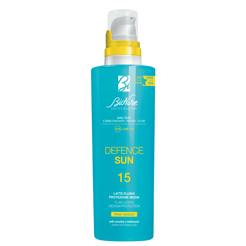 Bionike Defence Sun Latte Fluido SPF 15 Protezione Media 125 ml