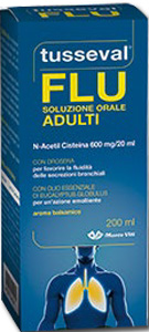 Tusseval Flu Sciroppo Integratore Fluidificante 200 ml