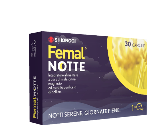 Femal Notte Integratore per il riposo notturno 30 Capsule