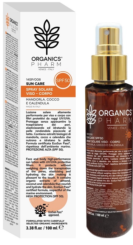 ORG PH SPRAY SOLARE V/C SPF50