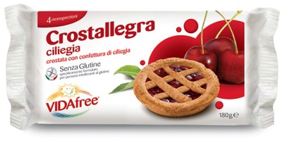 Vidafree Crostallegra Gusto Ciliegia Senza Glutine 180 g