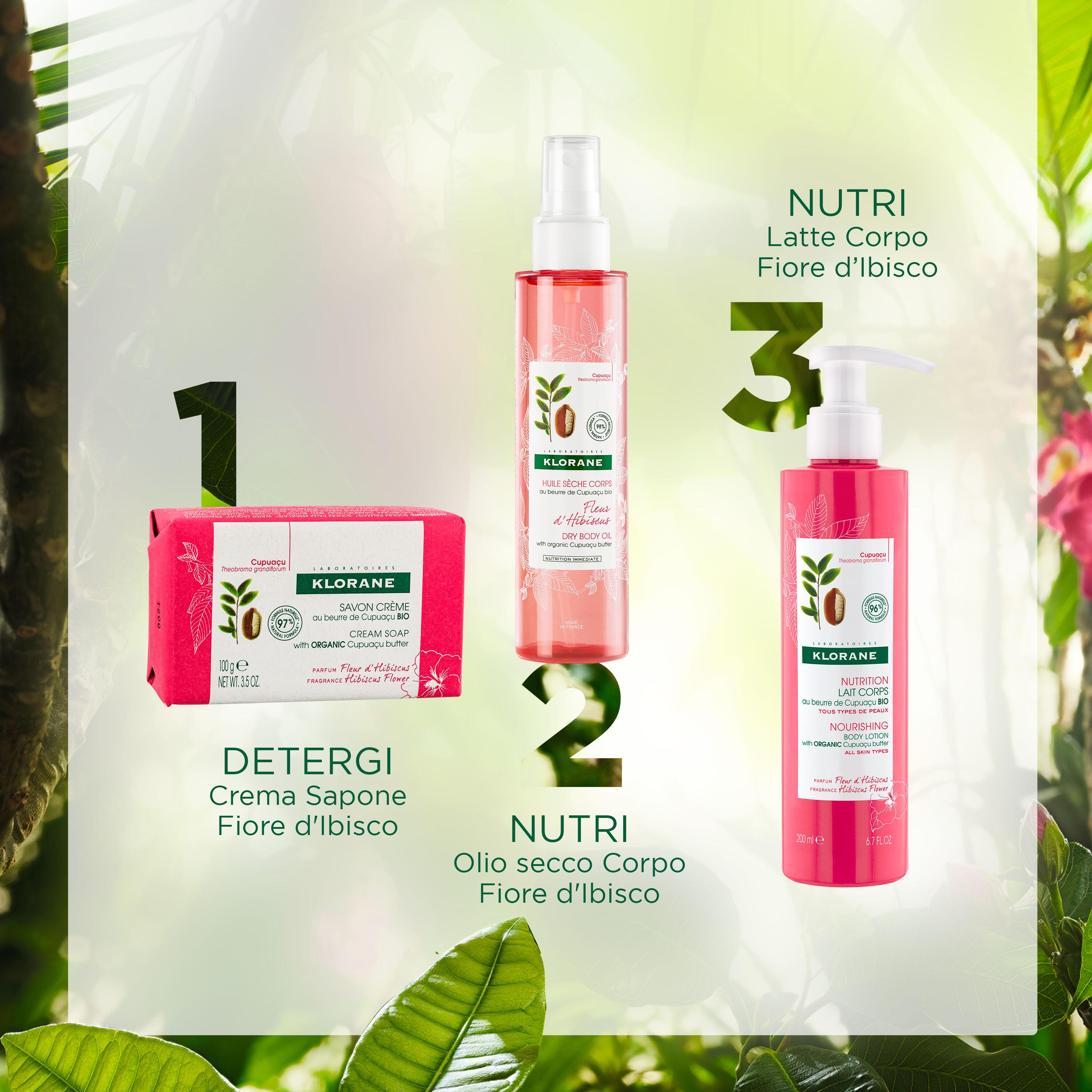 Klorane - Crema Sapone Al Fiore D'Ibisco Per Tutti I Tipi Di Pelle 100 g