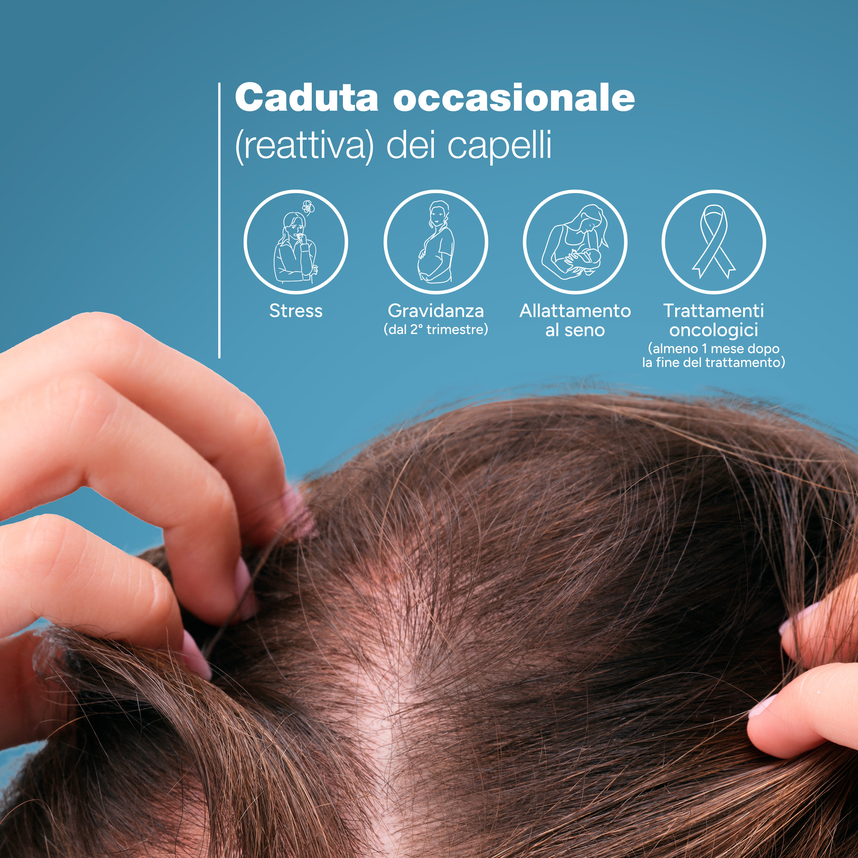 Ducray Creastim Anaphase Lozione Trattante Contro la Caduta dei Capelli, anti-caduta occasionale, con creatina, 60 ml