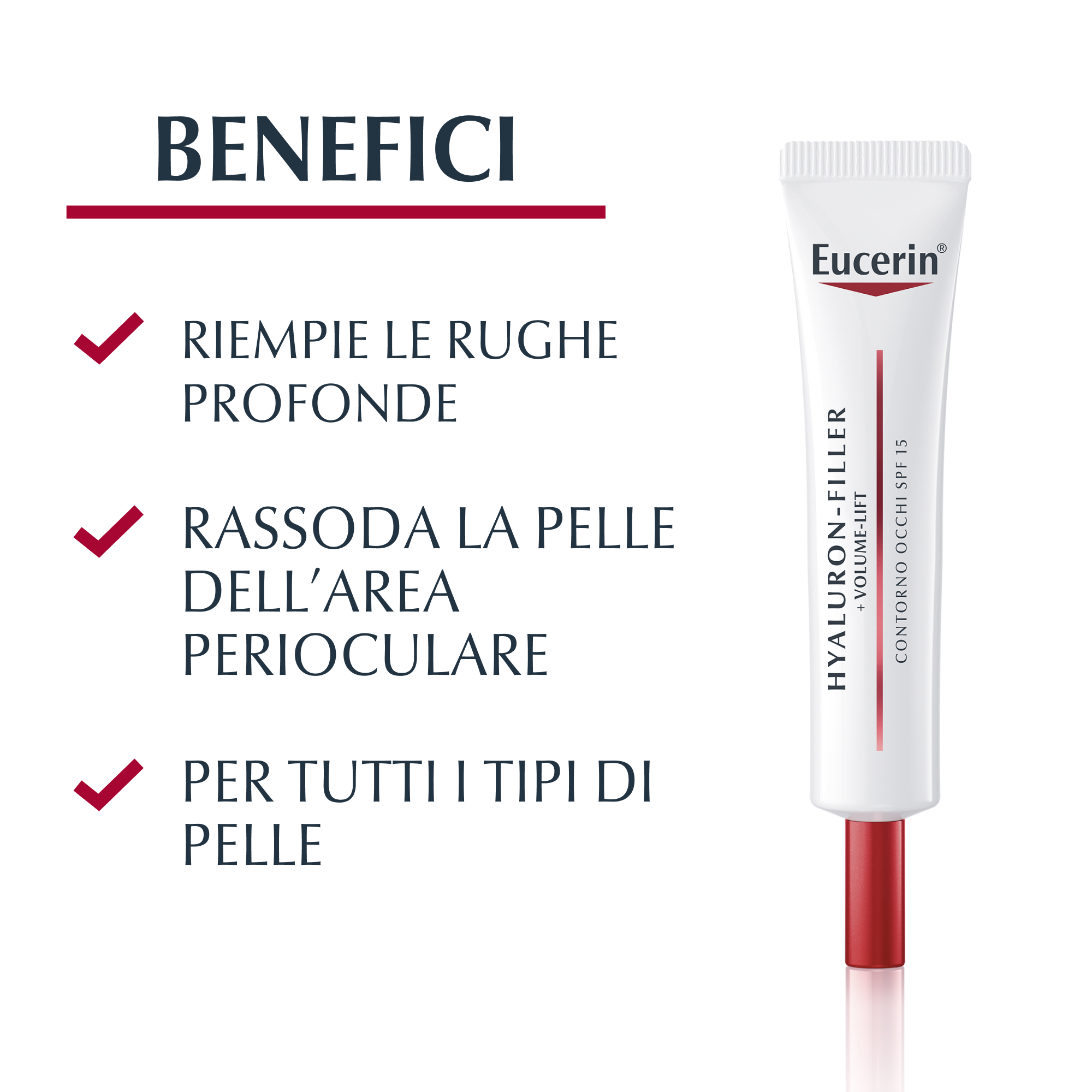 Eucerin Hyaluron-Filler Volume Contorno Occhi 15 mL