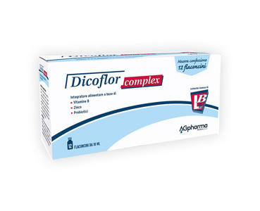 Dicoflor Complex - Integratore di Fermenti Lattici - 12 Flaconcini - 10 ml