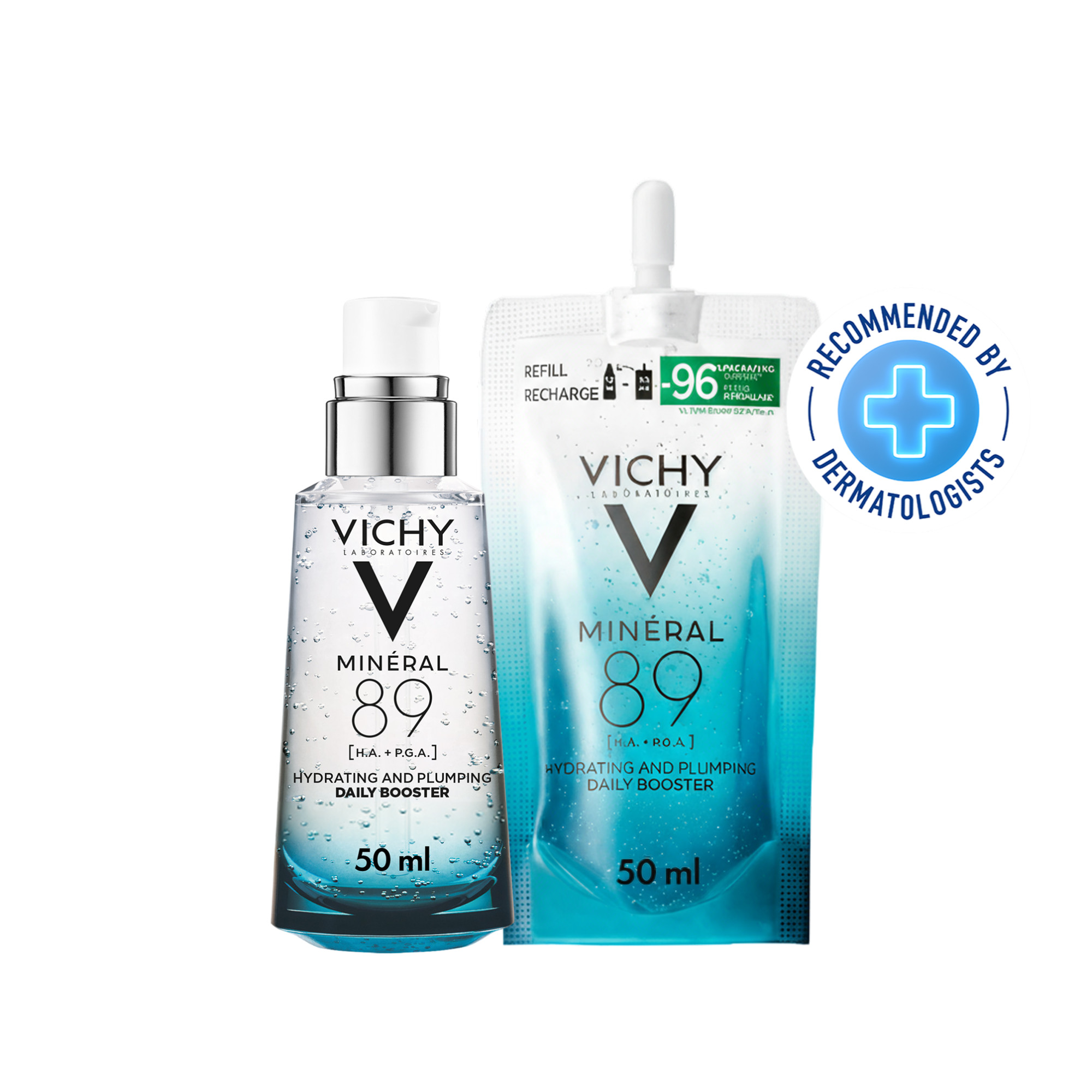 Vichy Minéral 89 - Booster Quotidiano Con Acido Ialuronico Fortificante E Rimpolpante 50 ml