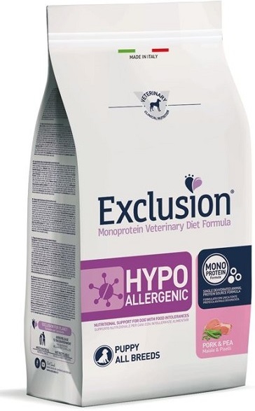 EXCLUSION MD HYP PORK/PEA 2KG