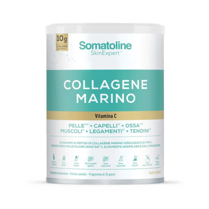 Somatoline SkinExpert Collagene Marino 278 g Gusto Neutro - Integratore Per Ossa E Muscoli