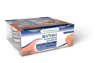 Resource Aqua+ Pompelmo Bevanda Gelificata Senza Zucchero 4x125 ml