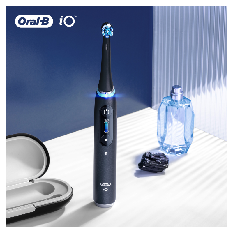 Testine Di Ricambio Nere Oral-B iO Ultimate Clean, 4 Pezzi
