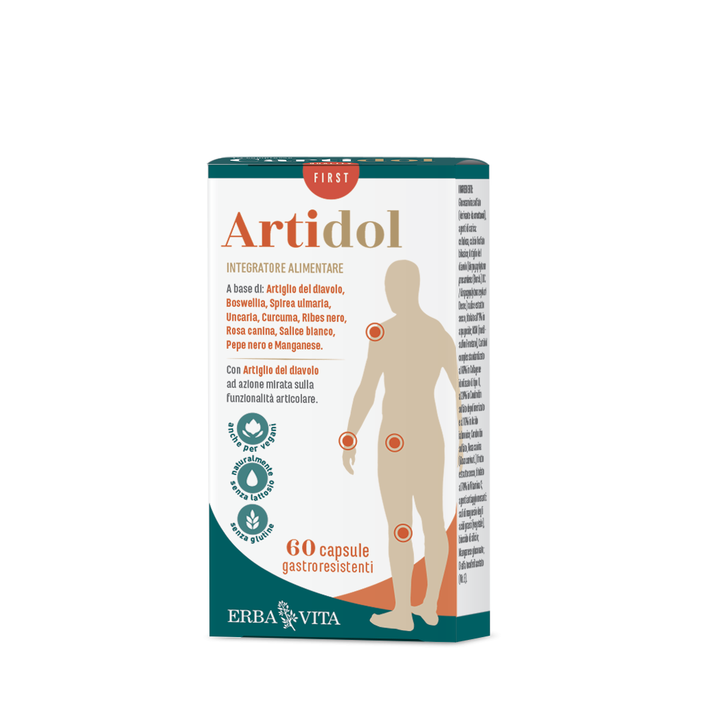 Erba Vita Artidol Integratore Articolare 60 Capsule