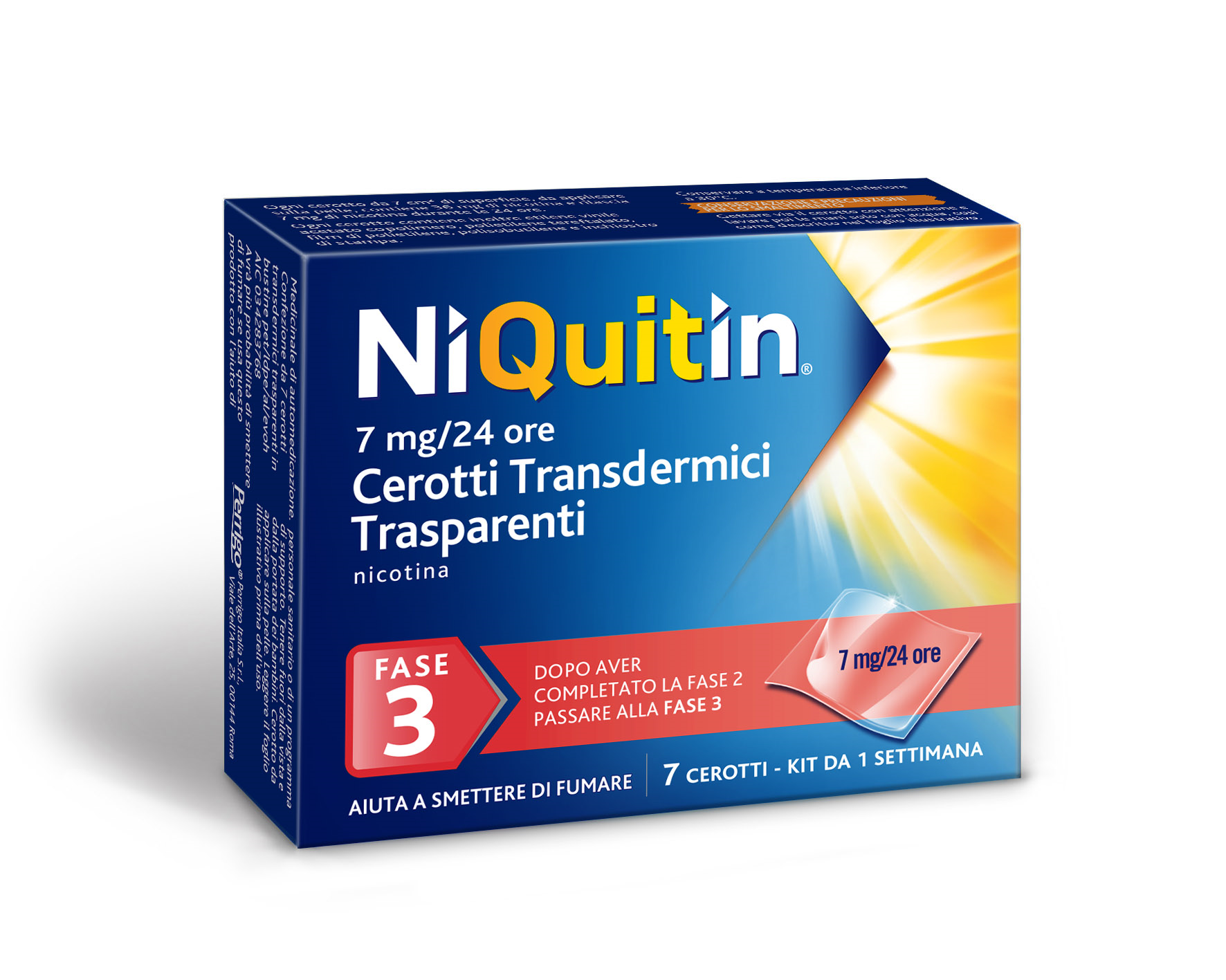 NIQUITIN*7 Cer.Transd. 7mg/24H