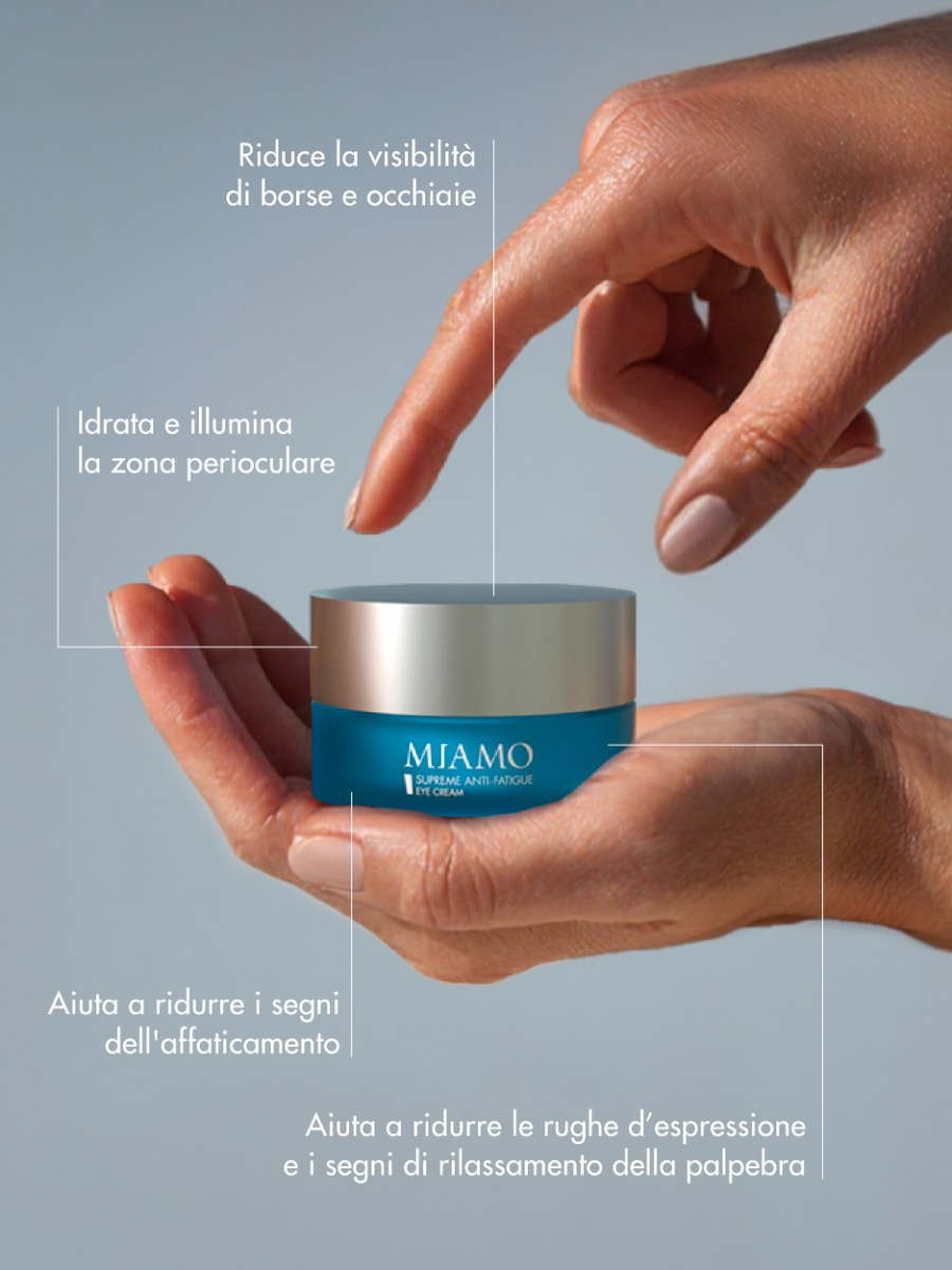 Miamo Supreme Anti-Fatigue Eye Cream - Crema Contorno Occhi Refill 15 ml