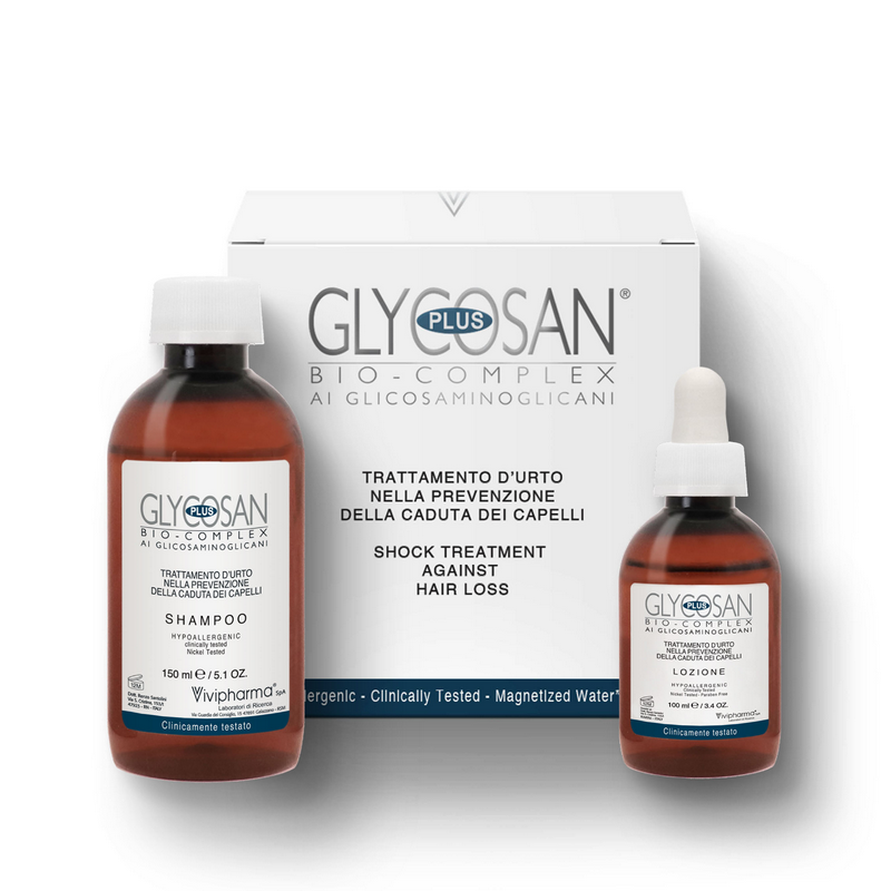 GLYCOSAN PLUS TRATTAMENTO Anticaduta Shampoo150mL+Lozione100mL