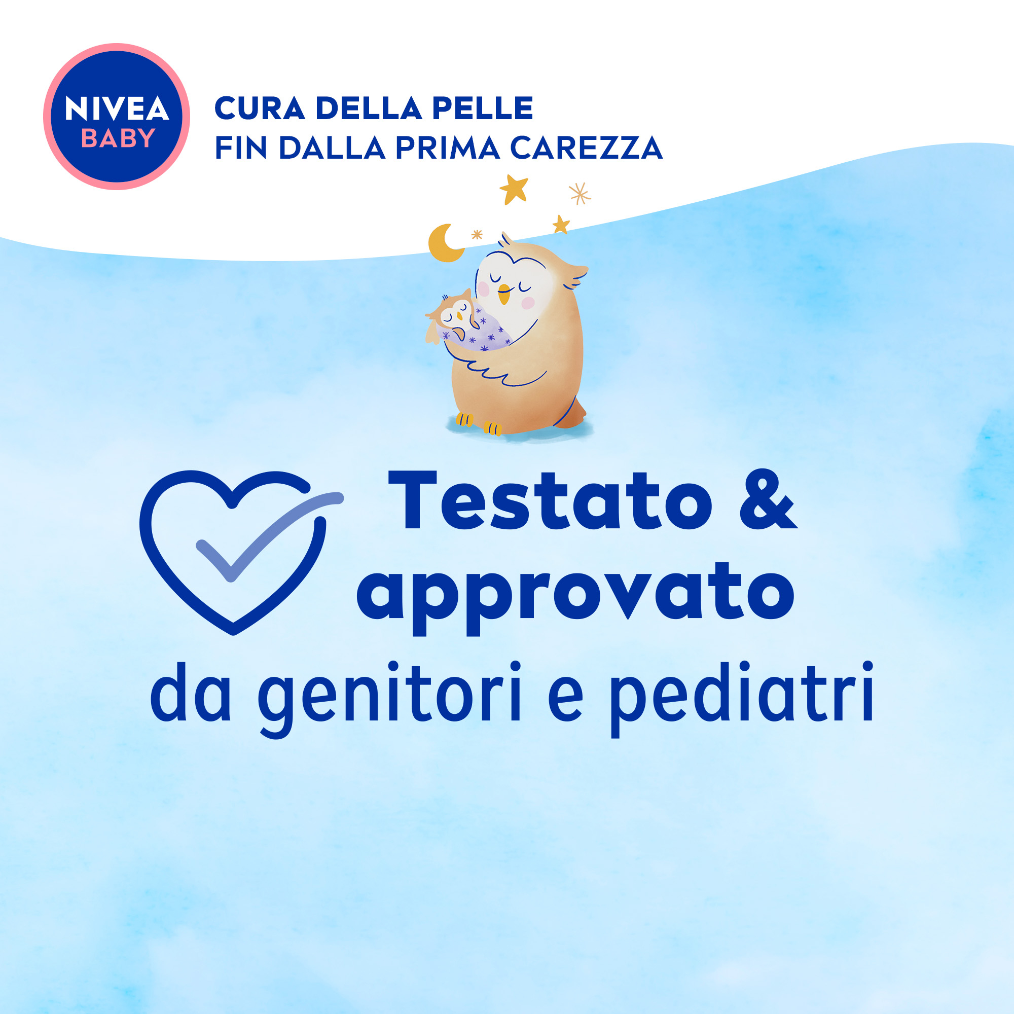 Nivea Baby Crema Corpo Dolce Nanna 200 ml, Crema bambini corpo per una pelle nutrita e protetta