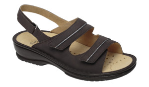 CARLEN SANDAL SYNT NUB PLUM 42