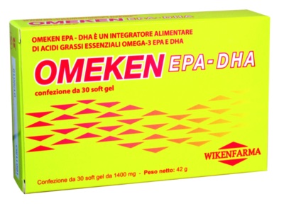 Omeken EPA/DHA Integratore 30 Perle