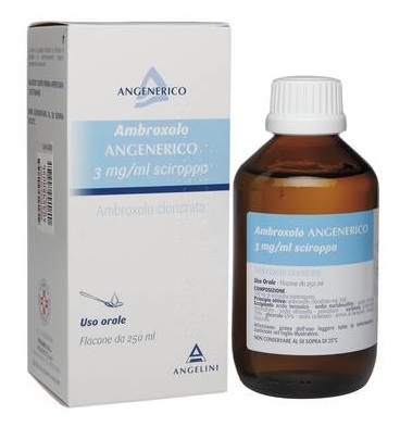 Ambroxolo Angenerico Sciroppo 250 ml 3 mg /ml